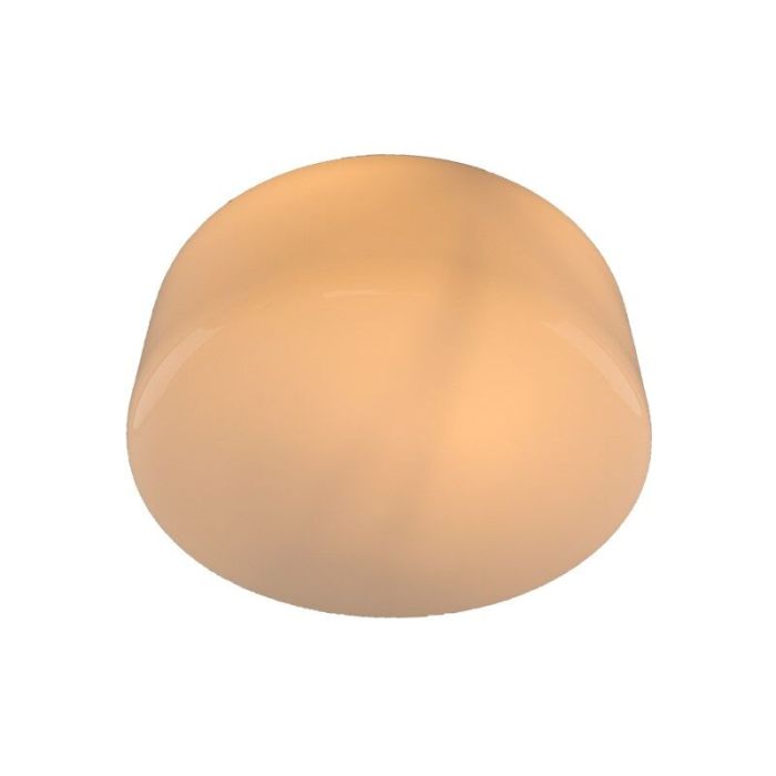 Lampe plafond blanche en verre, Tren