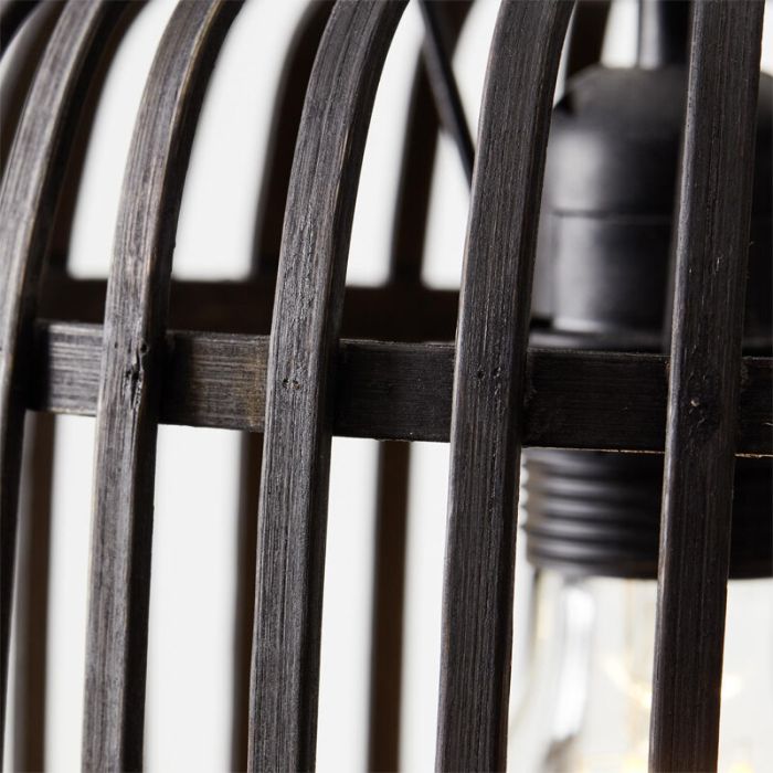 Suspension en bois noire, Brain