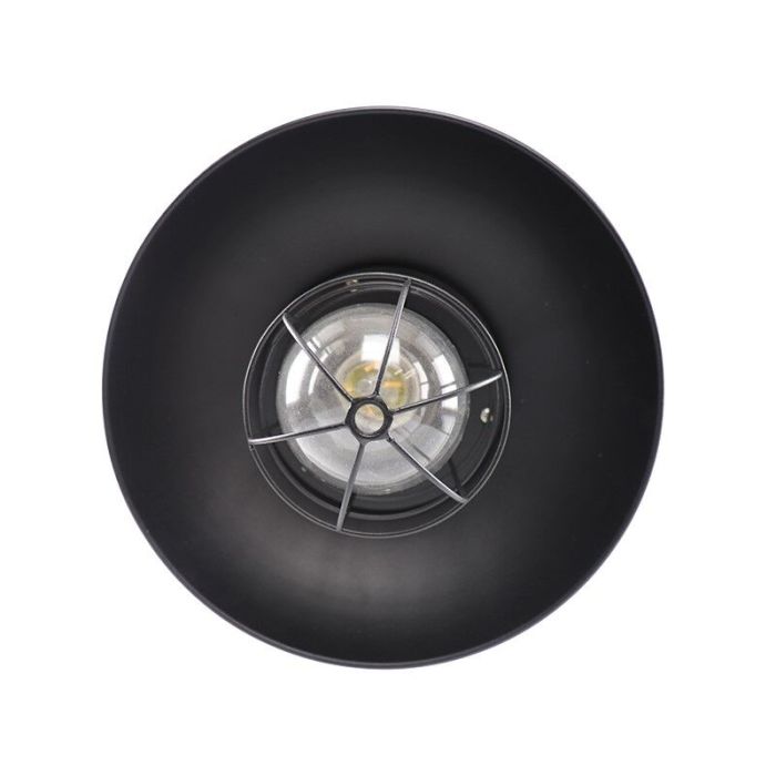 Luminaire extérieur noir industriel, Jaymiley, IP44