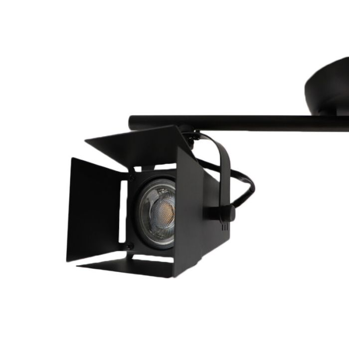 Spot plafond noir industriel, Jowenna, 5W, 3000K LED