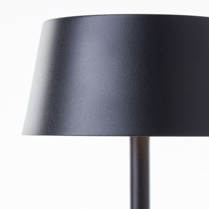 Applique solaire extérieur noire moderne, Soumaya, 4W, 3000K LED, IP44, gradable en 3 étapes