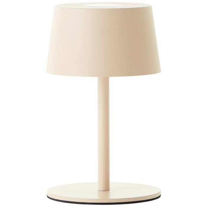 Lampe de table extérieur beige moderne, Petter, 2W, 3000K LED, IP44, gradable en 3 étapes