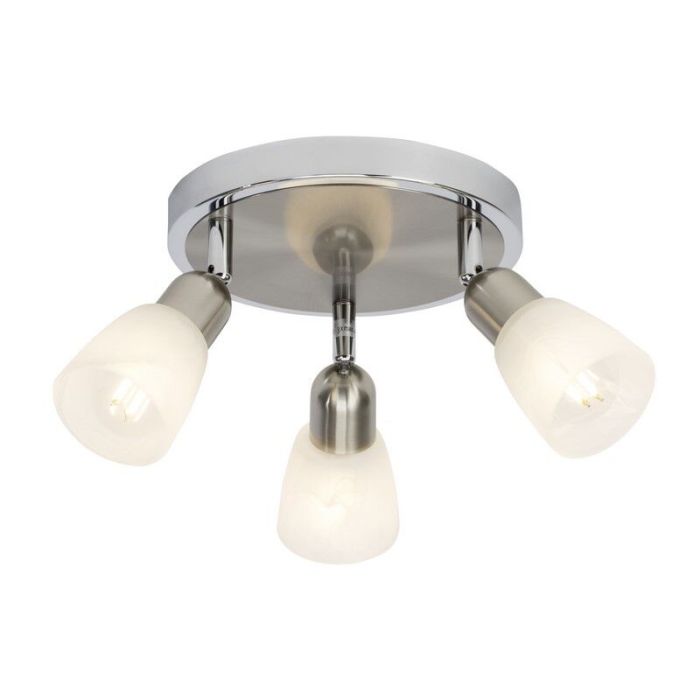 Spot plafond chromé en métal, Lats