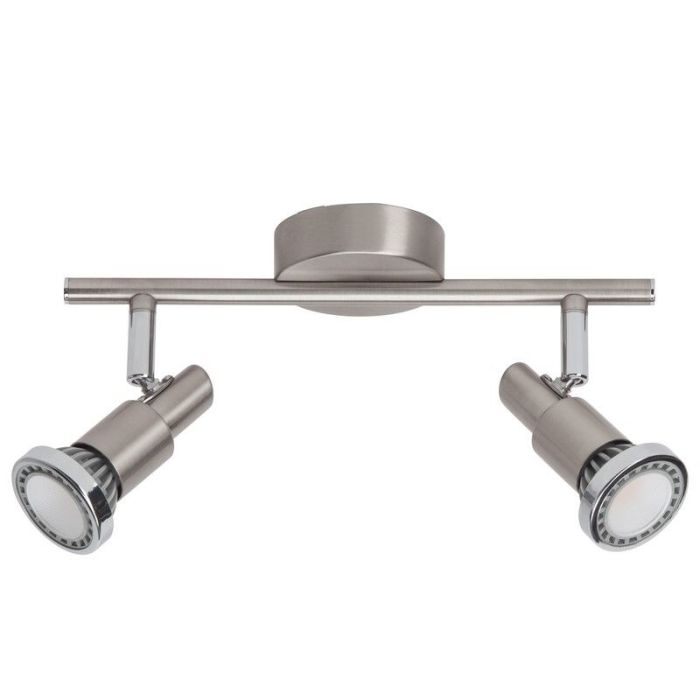 Spot plafond chromé en métal, Robel, 7W, 3000K LED