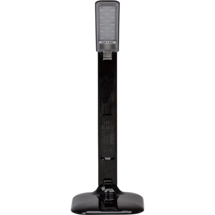 Lampe de bureau noire moderne, Naila, 5W, blanc chaud à froid réglable LED, avec variateur tactile