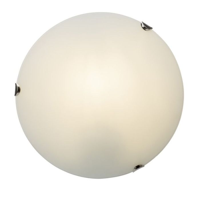 Lampe plafond transparente en verre, Alisson