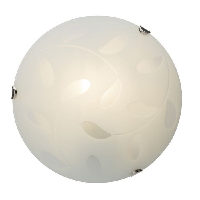 Lampe plafond transparente en verre, Alisson