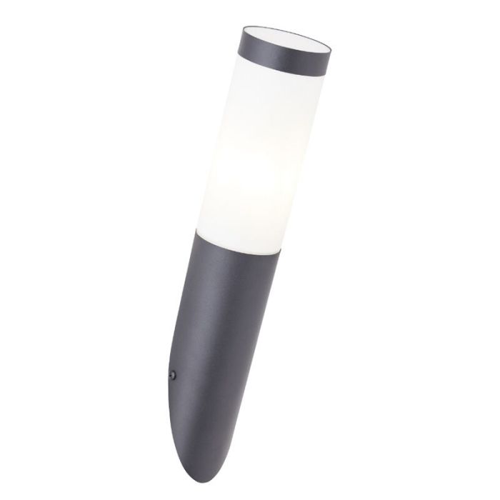 Luminaire extérieur noir en métal, Meis, IP44