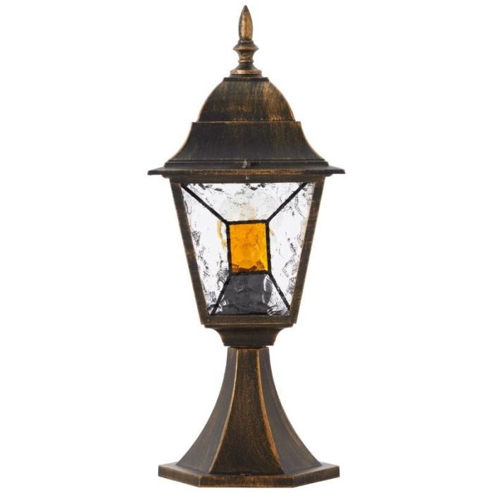 Luminaire extérieur couleur rouille classique, Levinus, IP44