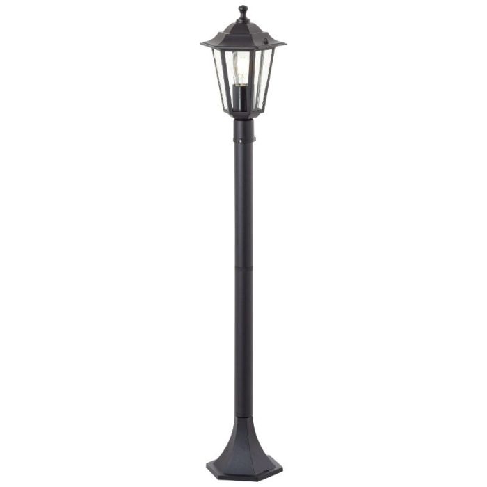 Luminaire extérieur noir classique, Radha, IP44