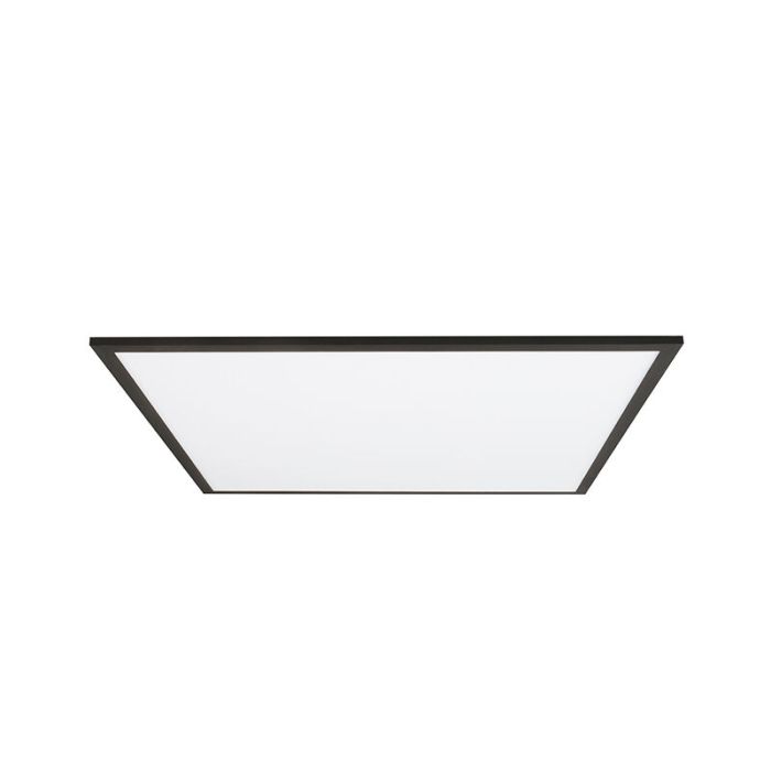 Panneau LED plafonnier noir moderne, Bojan, 40W, 4000K LED