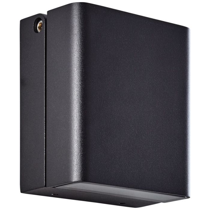Luminaire extérieur noire moderne, Malte, 7W, 4000K LED, IP44