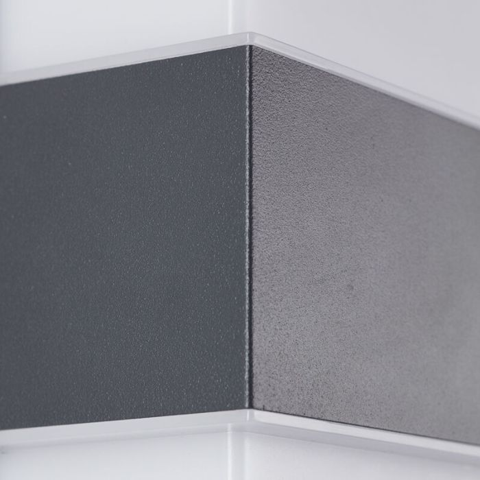 Luminaire extérieur anthracite moderne, Birol, 7W, 4000K LED, IP44