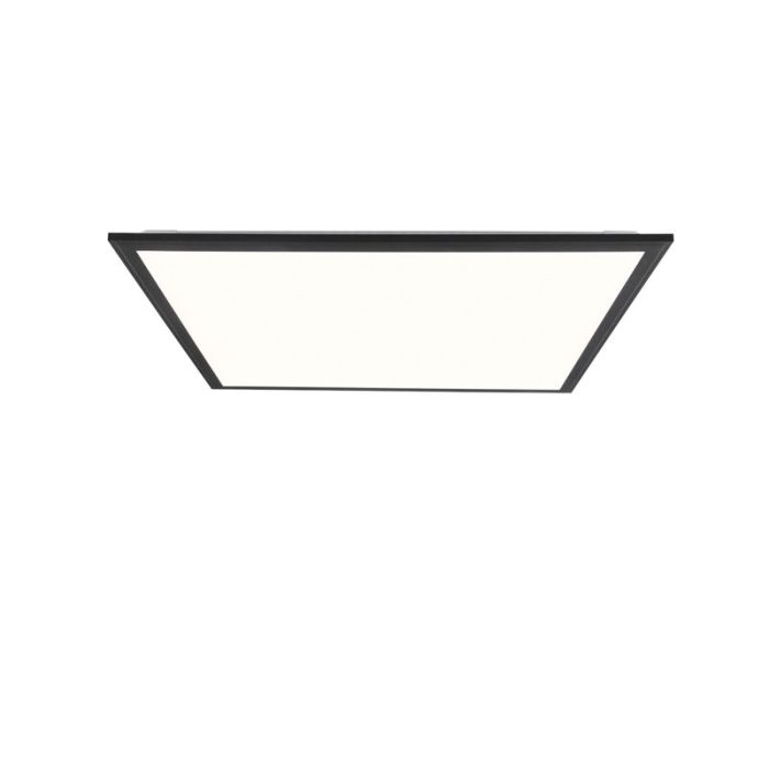 Panneau LED plafonnier noir moderne, Lisa, 25W, couleur réglable LED