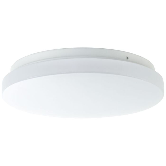 Lampe plafond blanche en plastique, Julie, 12W, 3000K LED