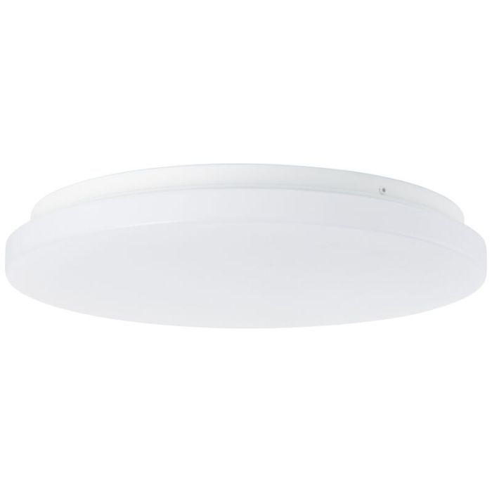 Lampe plafond blanche en plastique, Julie, 18W, 3000K LED