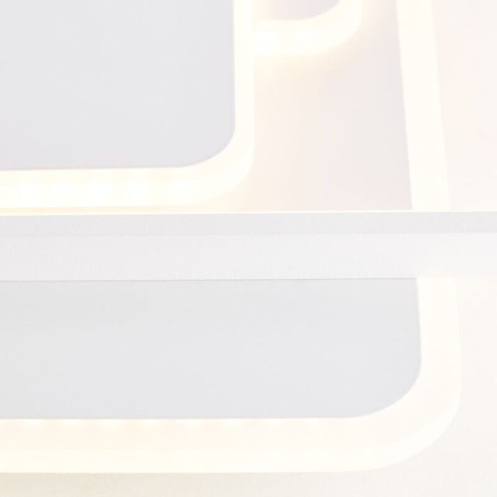 Plafonnier blanc moderne, Ramiz, 24W, 3000K LED
