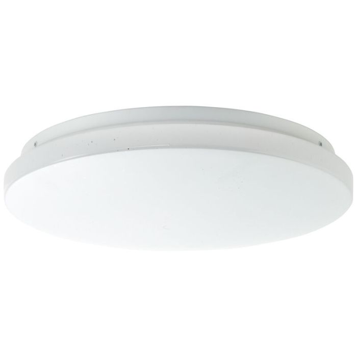 Lampe plafond blanche en plastique, Julie, 18W, 4000K LED