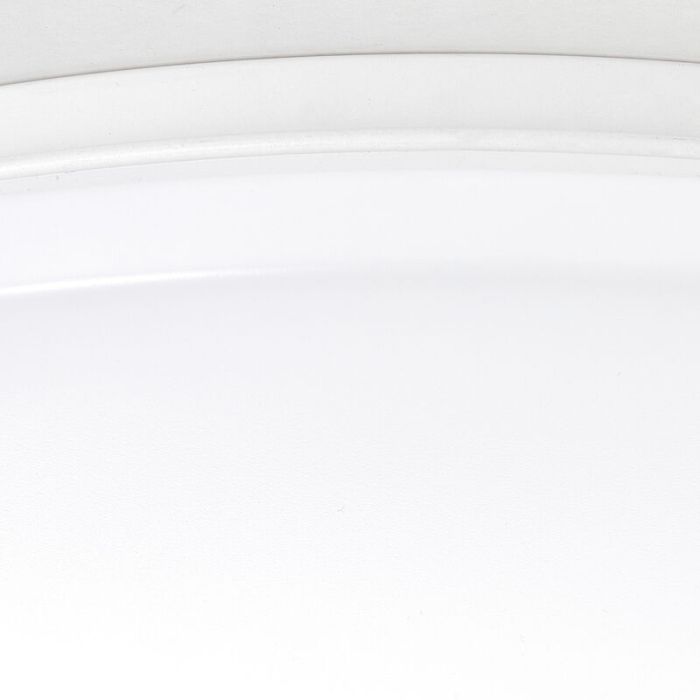 Lampe plafond blanche en plastique, Julie, 36W, blanc chaud à froid réglable LED, avec télécommande