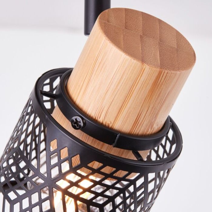 Spot plafond en bois noir, Sherona