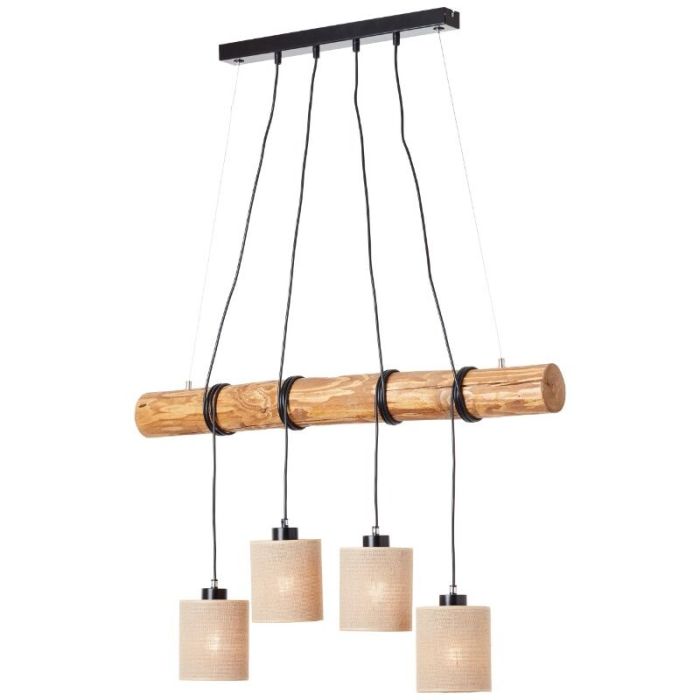 Suspension table à manger en bois marronne, Veronique