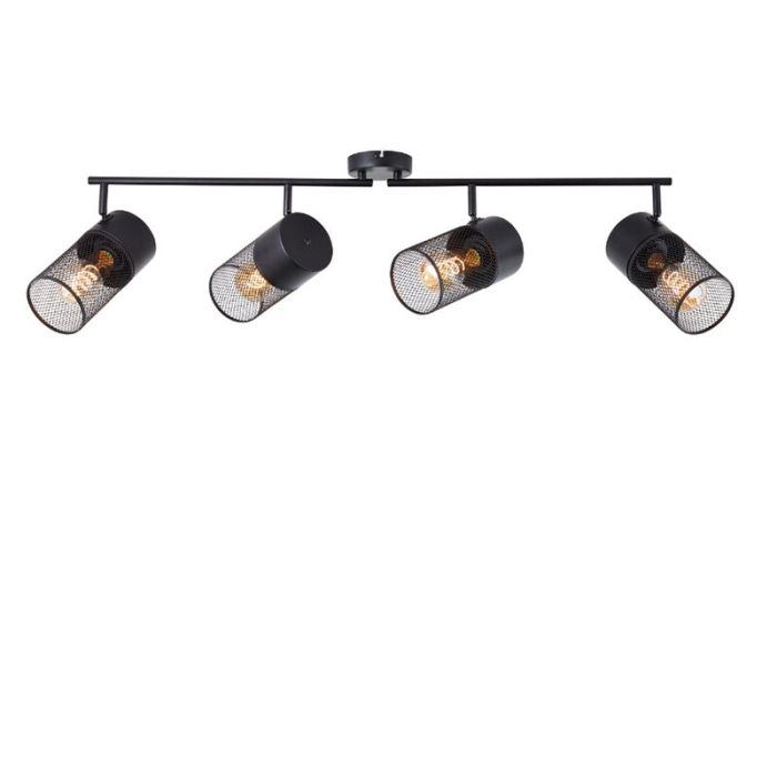 Spot plafond noir industriel, Georgino