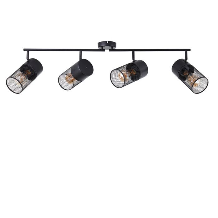 Spot plafond noir industriel, Georgino