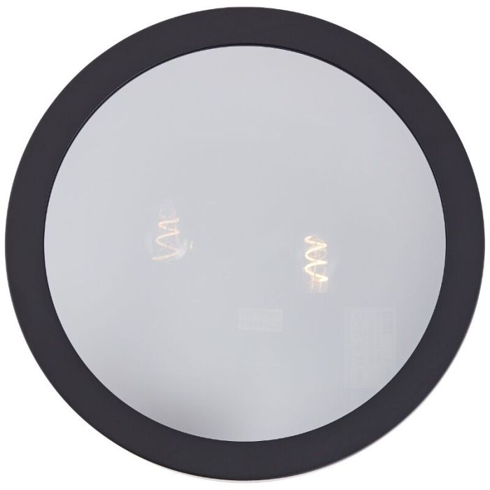 Lampe plafond noire industrielle, Sherman