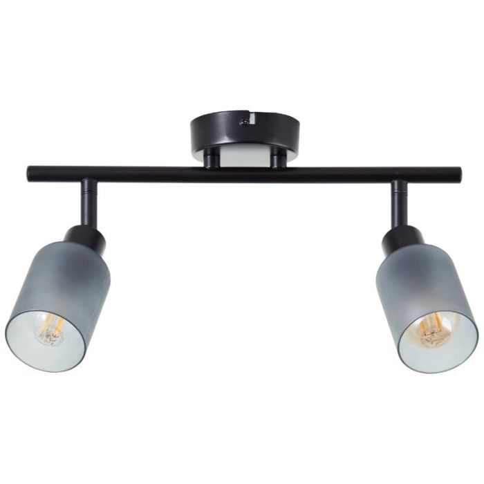 Spot plafond noir en verre, Fanny