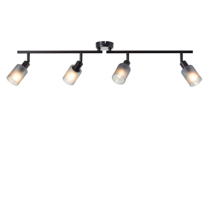 Spot plafond noir en verre, Fanny