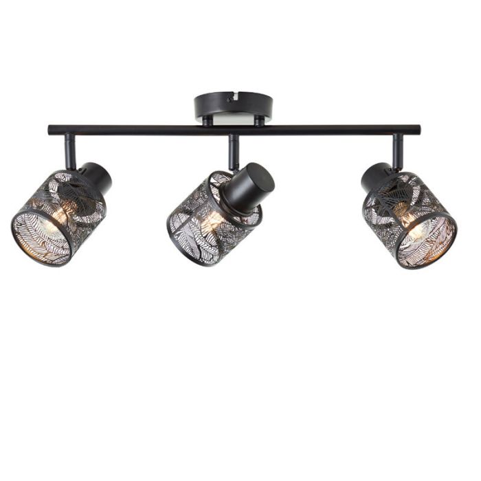 Spot plafond noir industriel, Raquel