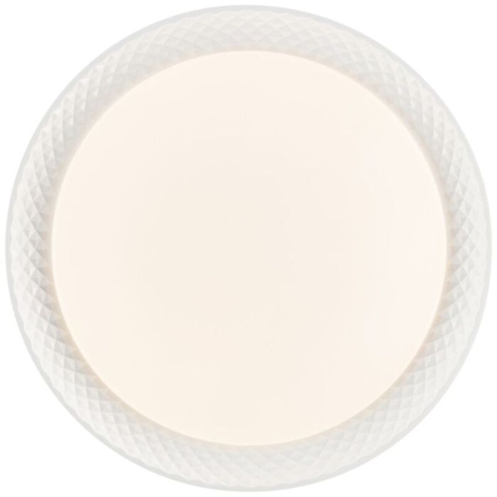 Plafonnier connecté transparent moderne, Rashmi, 24W, blanc chaud à froid réglable LED