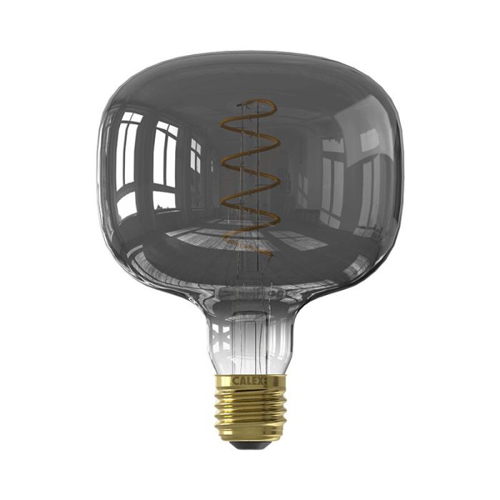 Lampe de filament de LED Calex gris, galets, E27, 2200K (très attrayant blanc), gradable