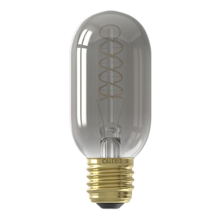 Calex ampoule LED tube E27 gradable gris, 4W, 1800K