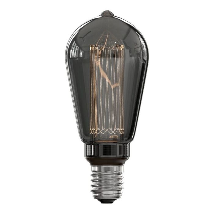 Calex ampoule LED Edison E27 gradable gris, 3,5W, 2000K