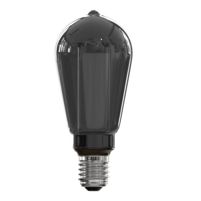 Calex ampoule LED Edison E27 gradable gris, 3,5W, 2000K