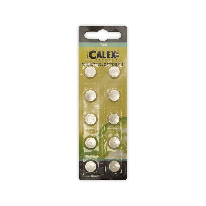 Pack de 10 piles bouton LR44 1,5V Ø11,6x5,4mm