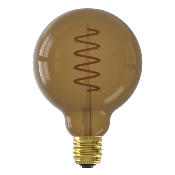 Calex ampoule filament E27 gradable marron, 4W, 1800K
