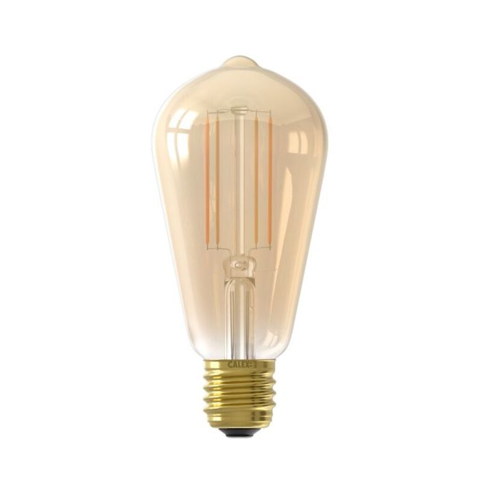 Calex ampoule LED connectée E27 ambre, 7W, 1800-3000K