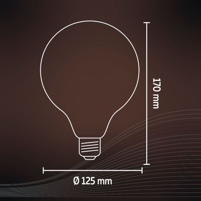 Calex ampoule LED connectée E27 gris, 7W, 1800K