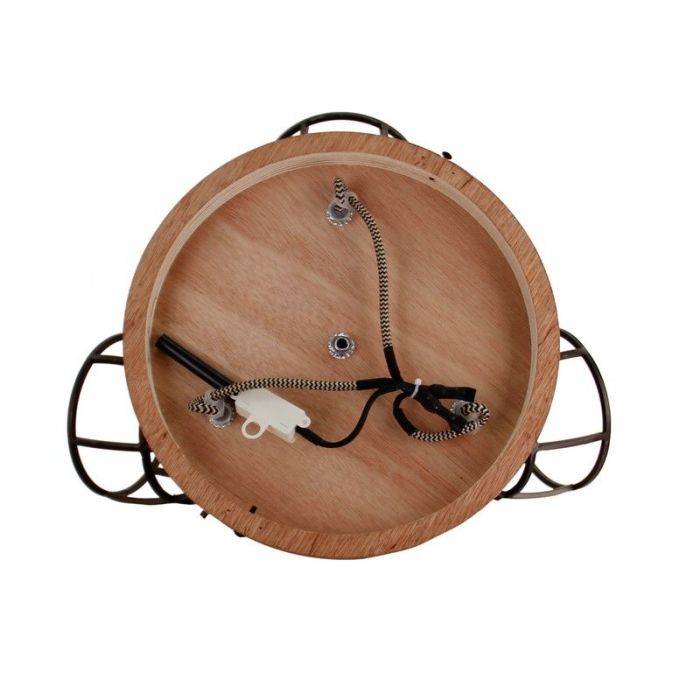 Spot plafond noir industriel, Calvin
