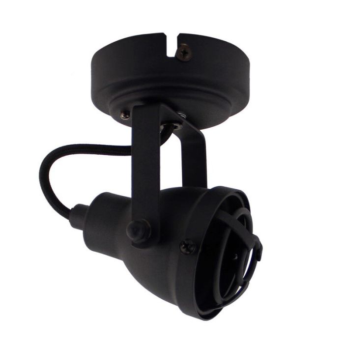 Spot plafond noir industriel, Chaira