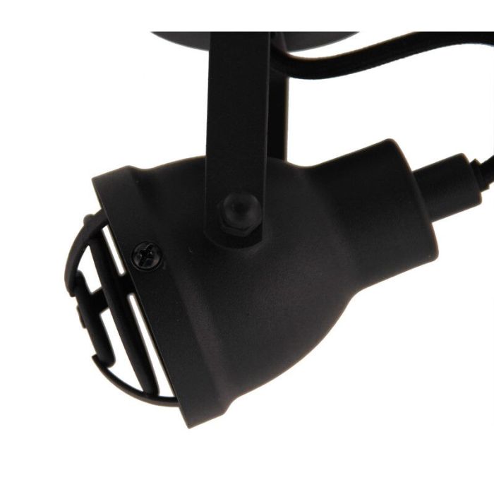 Spot plafond noir industriel, Chaira