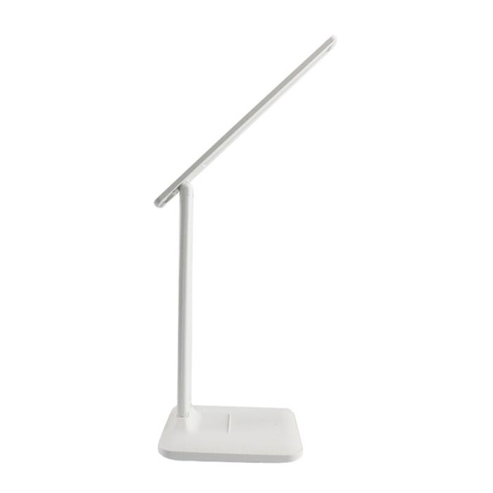 Lampe de bureau blanche en plastique, Danila, 5W, couleur réglable LED, avec variateur tactile