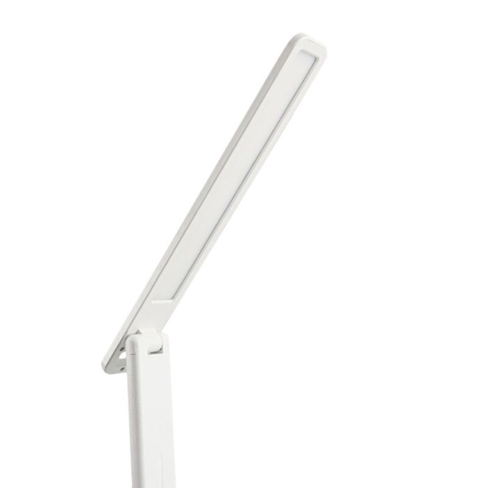 Lampe de bureau blanche en plastique, Danila, 5W, couleur réglable LED, avec variateur tactile