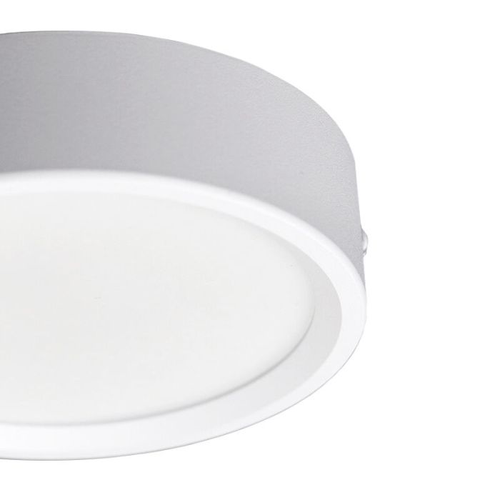 Plafonnier blanc en aluminium, Aletta, 15W, 3000K LED