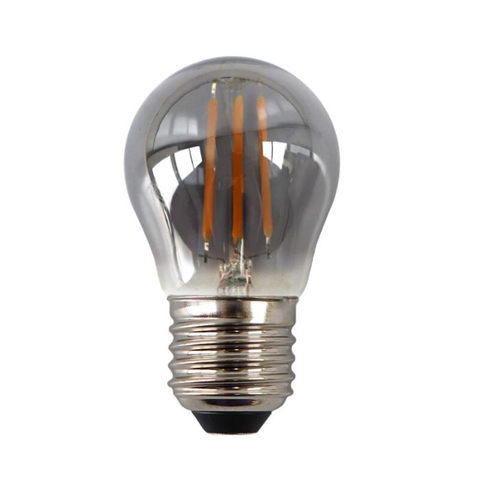 Dimmable E27 ampoule LED, P45, 3w, le verre de fumée, 2200K