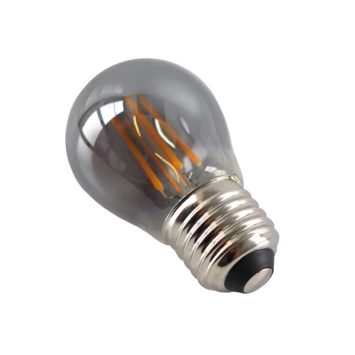 Dimmable E27 ampoule LED, P45, 3w, le verre de fumée, 2200K