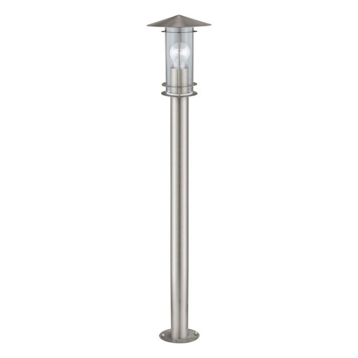 Luminaire extérieur argenté en acier inoxydable, Arabella, IP44