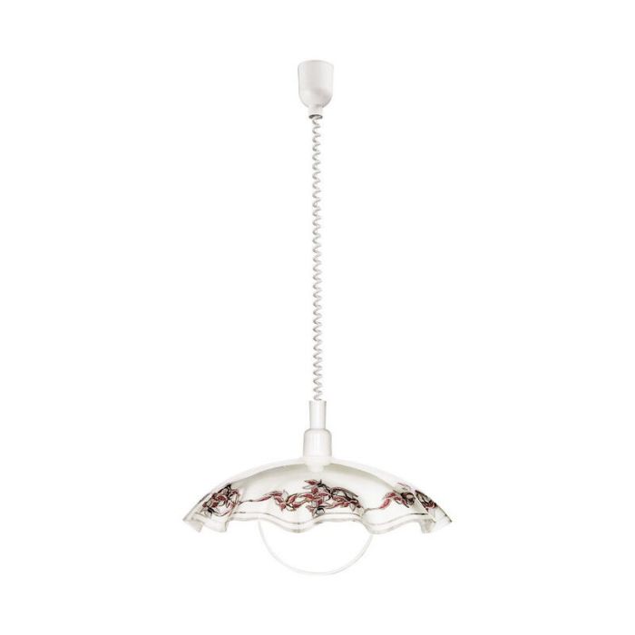 Suspension blanche en verre, Kaj